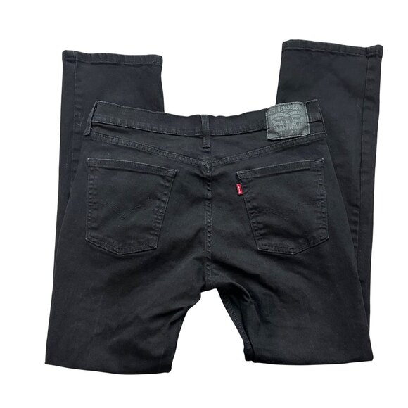 Levi’s 514 Jeans Men’s Size 34 x 34 Silver Tab Black Straight Leg - Picture 1 of 14